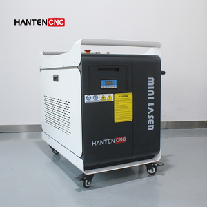 Máquina de Limpieza Láser de 500W de la Marca China HANTENCNC con Pantalla Retráctil y Refrigeración por Agua - Product Image 4