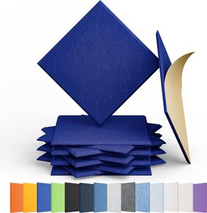 Panneaux acoustiques en fibre de polyester et panneaux insonorisants en PET pour la décoration des plafonds et des murs – Matériaux insonorisants en promotion - Product Image 1