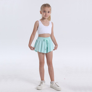 Pantaloncini Sportivi Fluidi King Mcgreen Star per Bambine e Ragazze, Gonne Corte a <span class=keywords><strong>Farfalla</strong></span> per Corsa, Allenamento e Sport Estivi - Product Image 5