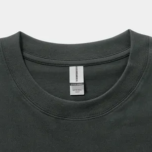 Sweat-shirts à capuche personnalisables OEM 220G pour hommes, printemps-automne, en coton tricoté confortable avec technique de gonflage, motif uni - Product Image 5