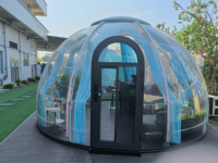 Tente à bulles modulaire d'observation des étoiles-Tente dôme transparente résistante aux UV pour le glamping en plein air et l'observation des étoiles