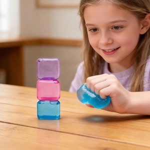 Juguete Antiestrés de Maltosa en Forma de Cubo de Hielo, de Alta Calidad, Sensorial, para Aliviar el Estrés, Gadget de Descompresión, Cubo de Rebote Lento - Product Image 5