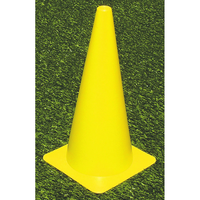Cono de Entrenamiento de 38 cm Amarillo para Entrenamiento de Agilidad y Obstáculos