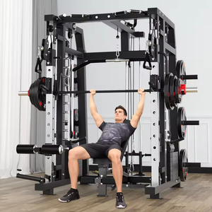 Equipo de fitness multifunción <span class=keywords><strong>Smith</strong></span> Machine Home Gym Squat Rack con pila de peso - Product Image 4