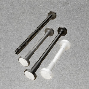 <span class=keywords><strong>Tringle</strong></span> à rideau de douche d'angle de luxe moderne en métal extensible <span class=keywords><strong>sans</strong></span> <span class=keywords><strong>perçage</strong></span> à ressort compatible avec les baies vitrées - Product Image 3