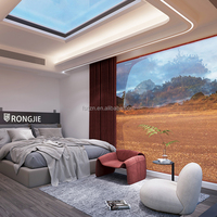 Capsule spatiale moderne de luxe Maison préfabriquée Structure en acier galvanisé Maison forestière Capsule de camping