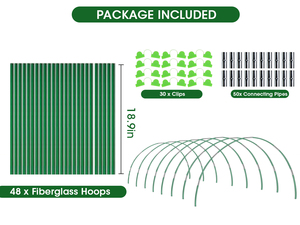Arceaux de jardinage chinois MQ 2026 : Nouveauté très demandée pour réduire les parasites et les maladies, prolonger la saison de plantation et augmenter la récolte. - Product Image 4