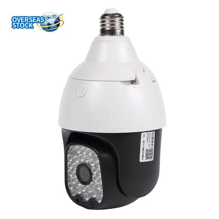 Hot Selling HD E27 2.4GHz V380 WiFi 1080P Night Vision Wireless 360 Degree Cctv Security Light 360 Panoramic Bulb Camera