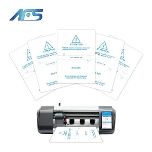 AFS Großhandel 335 × 240 MM Blaulicht-Bluer-Strahl-Schutz-Augen-Schneideblätter-Filme TPU-Hydrogel-Bildschirmschutzfolie für Schneidemaschine