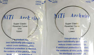 Yahong fili dentali ortodontici rettangolari Reverse Curve Niti Arch Wire - Product Image 4