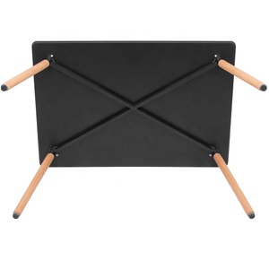 Scandinavian Wood Leg Restaurant <strong>Table</strong> MDF <strong>Rectangle</strong> Dining <strong>Table</strong> for Home Apartment Cafe - Product Image 4