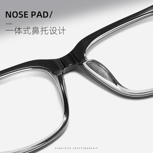 Monture de lunettes en acétate Danyang, rectangulaire, monture intégrale, noire, unisexe, tendance mode 88016 - Product Image 5