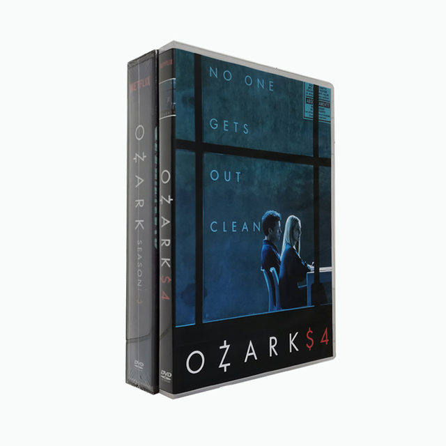 Ozark Season 1-4 Boxset 14 Discs Factory Wholesale DVD Movies TV Series Cartoon Customized Region 1/Region 2 DVD Free Shipping