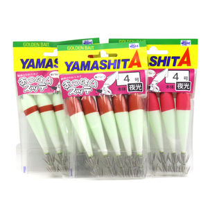 Rouleau de tissu YAMASHITA original du Japon crochets de calmar lumineux n ° 4 parapluie tubedouble cinq crochets de calmar pack - Product Image 1