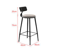 Table haute moderne pour balcon, table de bar pour usage domestique et commercial, idéale pour le thé au lait et les loisirs dans le salon
