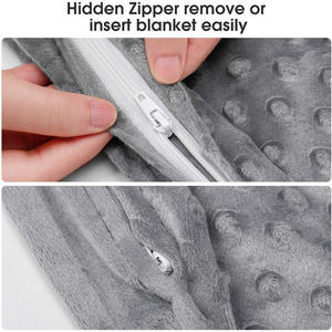 Housse <span class=keywords><strong>de</strong></span> couette en polaire polyester 100%, poids personnalisé, anti-acariens, résistante aux bactéries, non toxique, utilisation quatre saisons, tailles Queen/King - Product Image 2