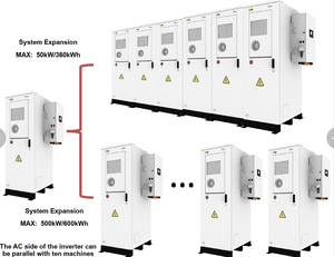 Baterai Lithium Ion Deye GE-F60 Tegangan Tinggi 614.4V 100Ah 61.44kWh 60kWh Kabinet Luar Ruangan Komersial Penyimpanan Daya Surya BESS - Product Image 6