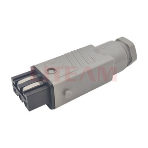 Gốc ST Series Stak 3 n nối Power Connector cấp công nghiệp thẳng nối căng thẳng cứu trợ 3-pin + PE màu xám nhà ở - Product Image 4