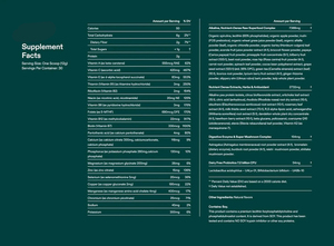 Suplemento en Polvo de Verduras, Mezcla Multivitamínica, Probiótica y Superalimentos |   Apoyo para la Salud Intestinal y el Bienestar Diario Vegano, Sin Gluten - Product Image 4