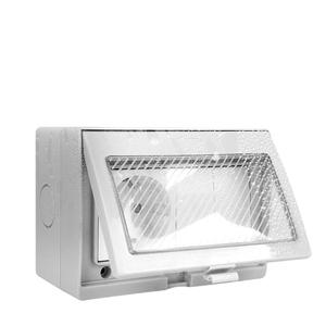 欧州ドイツ壁ソケットEUプラグ付きIP55ドイツ防水・耐防屋外オープンソケット - Product Image 3