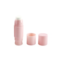 2 faces rose blush stick tube emballage cosmétique deux sied blush stick conteneur avec pinceau ou éponge