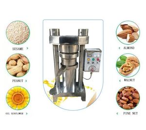 Máquina para Hacer Aceite de Coco y Cacahuete por Prensado en Frío, Pequeña Máquina Hidráulica de Extracción de Aceite de Semillas - Product Image 3