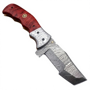 New 2026 OEM Based Customized Handmade Stainless Steel Fixed Blade <b>Clip</b> Point Pocket Knife Wood Handle DIY Grade Outdoor Tracker - Product Image 1