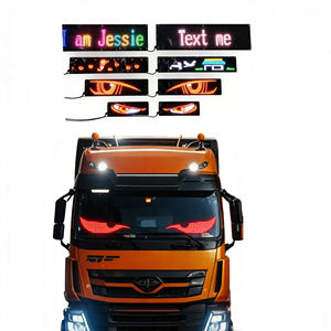 Accessoires pour camions et voitures, écran LED flexible programmable par application, lumière œil de démon pour voiture et camion, panneau LED œil <span class=keywords><strong>color</strong></span>é pour fenêtre de voiture - Product Image 1