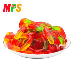 Gomitas Ácidas con Sabor a Frutas en Forma de Gusanos <span class=keywords><strong>para</strong></span> Amantes de los Dulces, Paquete Navideño - Product Image 2