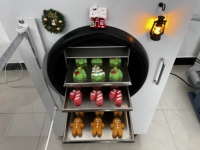Huisgebruik kleine 4kg 6kg vriesdroger lyofilisator voor het verwerken van groenten, fruit, snoeppoeder, vriesdroogmachine te koop