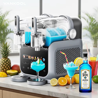 Mesin Slush Komersial Elektrik Mudah Dibersihkan Kapasitas 3.6L 8 Pengaturan Minuman Beku Terpadu Harga Pemesanan Grosir