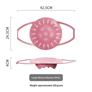 Olla Arrocera Eléctrica de <span class=keywords><strong>Silicona</strong></span> <span class=keywords><strong>Plegable</strong></span> Multifuncional, Ampliada y Alargada, Antiadherente, con Plato para Cocinar al Vapor e Inserto para Panecillos - Product Image 6