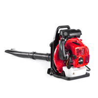 Grande puissance 75.6cc professionnel essence 2 temps sac à dos souffleur de neige souffleur de feuilles de jardin pour feuille de neige