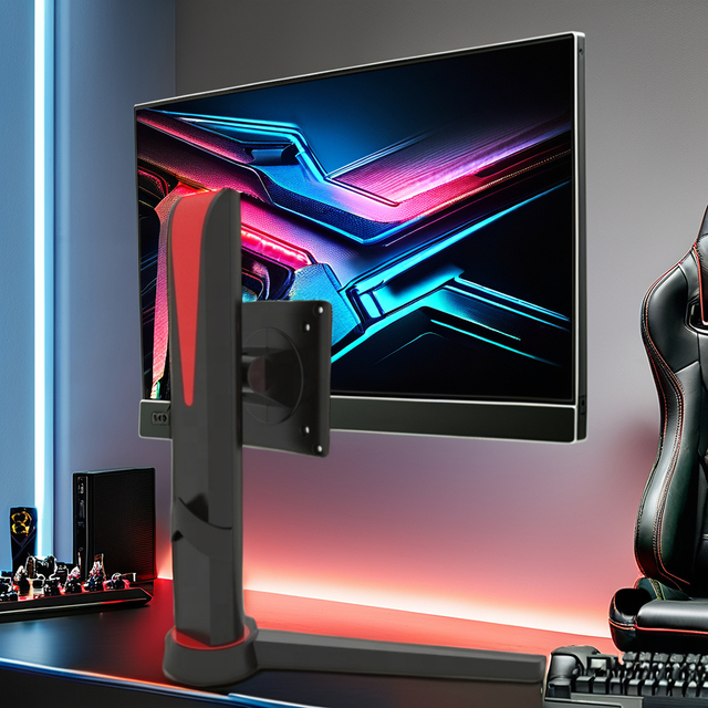 High Quality Custom 27-Inch Monitor Arm Stand for E-Sports Monitors 90 Degree Tilt Angle Color Customization Available in Stock