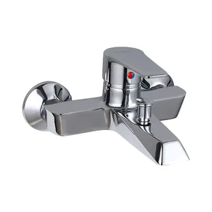 High Quality Zinc Wall Mount Hot Cold Water Bathroom Sanitary Bath Luxury Faucet Bathroom