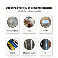 Impresora de Inyección de Tinta Portátil ZCRS M10 con Cabezal de Impresión Ricoh, Inalámbrica, a Batería, con Tinta Ecológica para Codificación en Egg Flex
