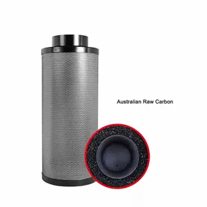 Hydroponic Grow System Carbon Air Filter Activated Carbon Filter For Inline Fan