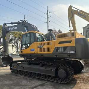 Excavadora sobre orugas usada Volvo EC480 de 49 toneladas con bomba de caja de cambios de motor y estabilidad hidráulica PLC en stock - Product Image 2