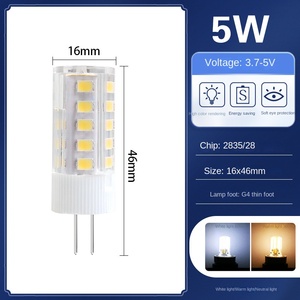 หลอดไฟ LED โคมไฟคริสตัล แสงสว่างพิเศษ G9 220V ไม่มีการกระพริบ 6000K รีโมทคอนโทรล CRI 80 - Product Image 6