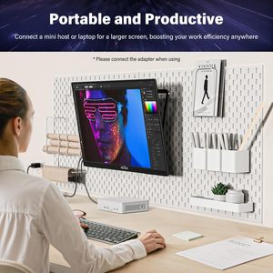 Monitor Portátil de Viaje de 23.8 Pulgadas, 2K QHD 2560X1440 180Hz, <span class=keywords><strong>para</strong></span> Laptop, <span class=keywords><strong>PC</strong></span> y Consolas de Juegos <span class=keywords><strong>en</strong></span> Movimiento - Product Image 4