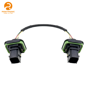 Adaptateur de prise automobile étanche IP67 à double joint vert, faisceau de câblage, cuivre OFC, gaine tressée en PVC, câblage pour véhicules électriques (VE) - Product Image 2