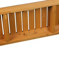 Fabricant chinois banc d'extérieur traditionnel amovible et durable en bois de sapin de Chine