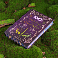 Impression de livres reliés personnalisés de style fantastique avec bordure pulvérisée et estampage à chaud en or, édition spéciale pour auteurs et éditeurs