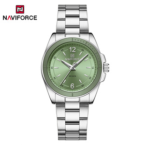 Logotipo Personalizado para Reloj de Mujer NF5062, Caja de Acero Inoxidable, Elegante Movimiento de Cuarzo Delgado, Resistente al Agua Seiko - Product Image 4