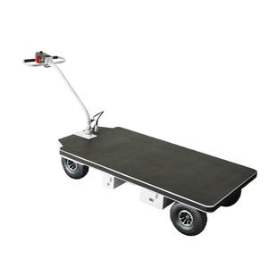 รถเข็นไฟฟ้าเบรคสี่ล้อพร้อมแท่นขนาดใหญ่1600x790มม. และขนาดโดยรวม1845x790x1360มม. สำหรับการขนย้ายสินค้าหนัก - Product Image 5