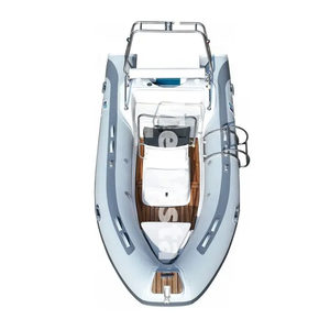 Bateau pneumatique tout usage en fibre de verre de 430 cm, très vendu, pour les sorties de pêche en famille - Product Image 4