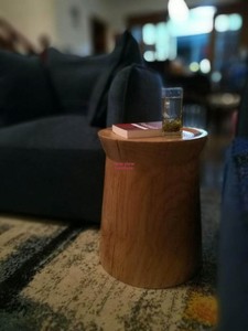 Tavolino Laterale Creativo in Legno Massello di Pino del Fujian, Semplice e Distintivo, Intagliato, per Comodino, <span class=keywords><strong>Angolo</strong></span> Divano, Piccolo Tavolino da Soggiorno - Product Image 4