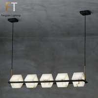 Kyall — lustre LED alphabet en cuivre, design créatif moderne, éclairage d'intérieur, luminaire décoratif de plafond, idéal pour un salon, une salle à manger ou un espace d'étude