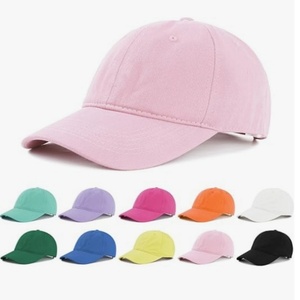 Washed Cotton <b>Plain</b> <b>Baseball</b> <b>Caps</b> Adjustable Unstructured Soft Blank Casual Dad Ball Hats for Men Women - Product Image 2