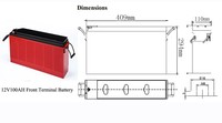 Batterie solaire à prix abordable 12V 150Ah, batterie au plomb-gel à borne frontale, certifiée CE, pour système d'énergie solaire, scellée 12V 200Ah
